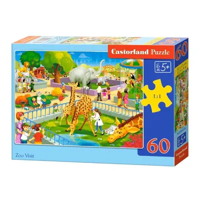 mamido Puzzle 60 dílků Návštěva v zoo