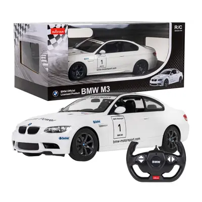 Mamido RASTAR Auto na dálkové RC ovládání BMW M3 Rastar 1:14 bílé