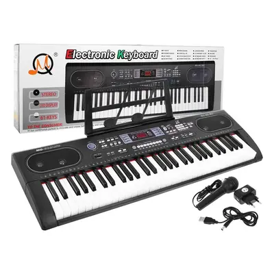 mamido Velký Keyboard pro děti XXL černý