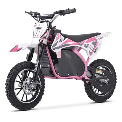 mamido Elektrická motorka Cross Trail King 800W 36V růžová