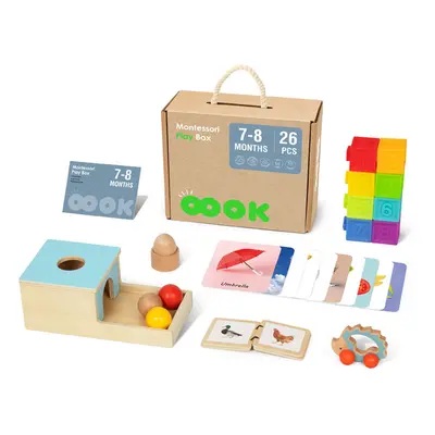 Mamido Mamido Montessori Edukační box pro děti 7-8 měsíců