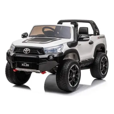 mamido Dětské elektrické autíčko Toyota Hilux 4x4 bílé