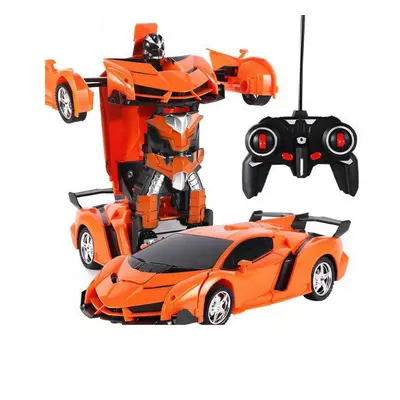 Mamido Mamido Auto Robot Transformers 2v1 na dálkové ovládání RC Barva: Oranžová