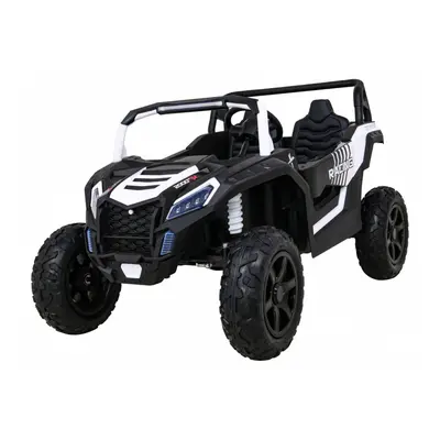 mamido Dětské elektrické autíčko Buggy UTV Strong 24V nafukovací kola bílé