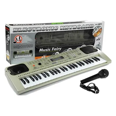 mamido Dětský keyboard s příslušenstvím - mikrofon, USB