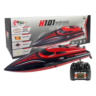 mamido Motorový člun H101 na dálkové ovládání RC 1:48 2,4 GHz červený