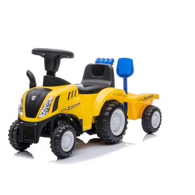 mamido Odrážedlo traktor New Holland s přívěsem žlutý