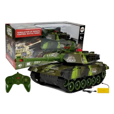 mamido Tank na dálkové ovládání WAR RC zelený