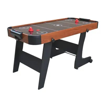 mamido Air Hockey stůl vzdušný lední hokej hnědý