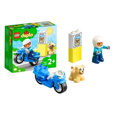 Lego Stavebnice LEGO DUPLO Policejní motorka 10967