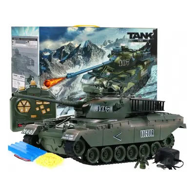 mamido Tank na dálkové ovládání M-60 RC 1:18 zelený POUŽITO