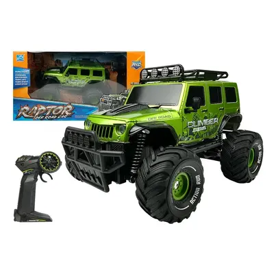 mamido Auto na dálkové ovládání Jeep Raptor 1:18 zelené RC