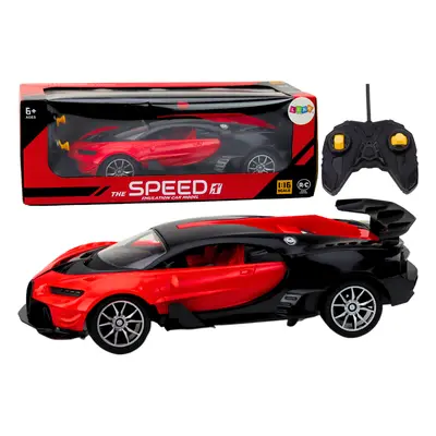 mamido Sportovní auto na dálkové ovládání 1:16 červené RC