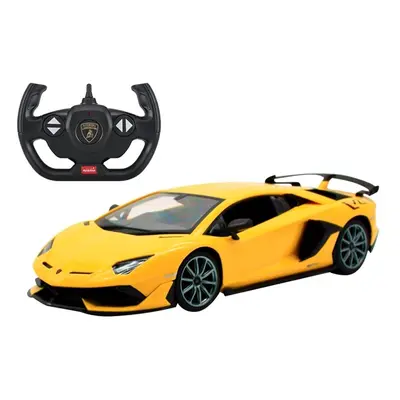 Mamido RASTAR Auto na dálkové ovládání RC Lamborghini Aventador Rastar 1:14 žluté