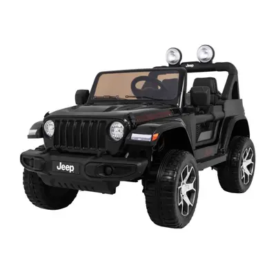 mamido Elektrické autíčko Jeep Wrangler Rubicon 4x4 černé