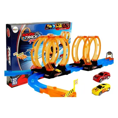 mamido Velká autodráha s autíčky Racing Track 181 cm