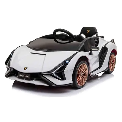 mamido Dětské elektrické auto Lamborghini Sian bílé