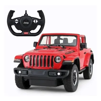 Mamido RASTAR Auto na dálkové ovládání RC Jeep Wrangler Rubicon 1:14 Rastar červené