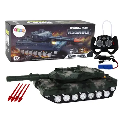 mamido Tank na dálkové ovládání RC Remote control zelený