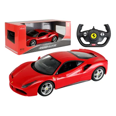 Mamido RASTAR Auto na dálkové ovládání RC Ferrari 488 GTB 1:14 Rastar červené