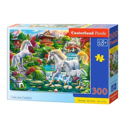 mamido Puzzle 300 dílků Jednorožčí zahrada jednorožci