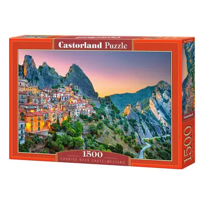 mamido Puzzle 1500 dílků Východ slunce nad Castelmezzano