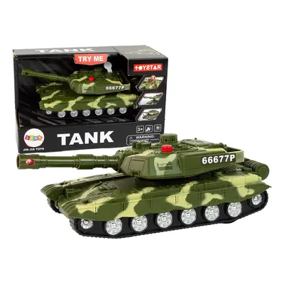 mamido Vojenský tank s třecím pohonem a efekty