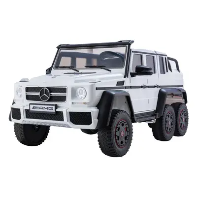 mamido Elektrické autíčko Mercedes G63 6x4 24V bílé