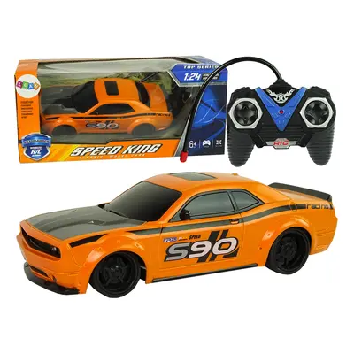 mamido Sportovní auto S90 na dálkové ovládání RC 1:24 oranžové