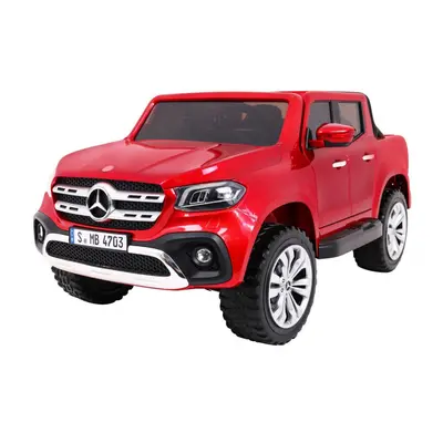 mamido Elektrické autíčko Mercedes-Benz X-Class MP4 4x4 lakované červené