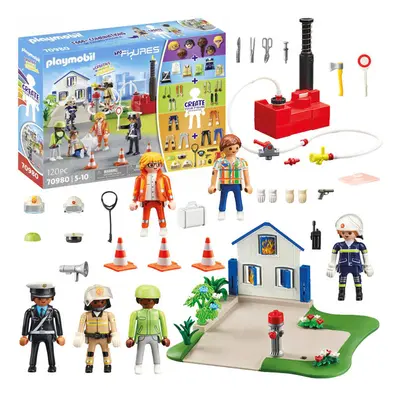 mamido Playmobil Moje Figurky záchranná akce stavebnice 120 dílků