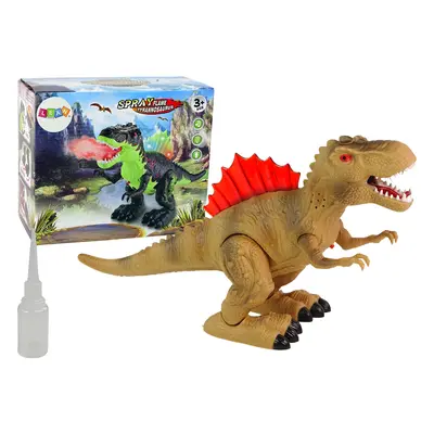 mamido Dinosaurus chrlící páru hnědý