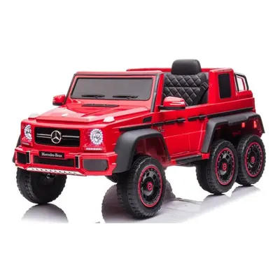 mamido Elektrické autíčko Mercedes G63 4x4 červené