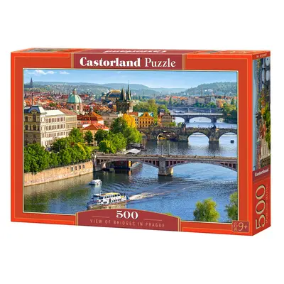 mamido Puzzle 500 dílků Pohled na mosty v Praze