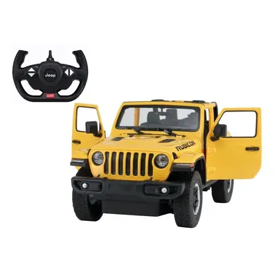 Mamido RASTAR Auto na dálkové ovládání RC Jeep Wrangler Rubicon 1:14 Rastar žluté