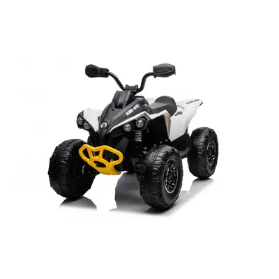 mamido Dětská elektrická čtyřkolka Maverick ATV 2x200W bílá