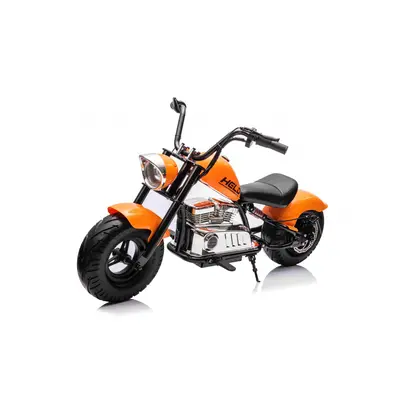 mamido Dětská elektrická motorka Chopper Warrior 36V oranžová