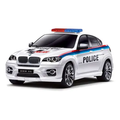 Mamido Mamido Policejní autíčko na dálkové ovládání RC BMW X6 1:24 Barva: Bílá