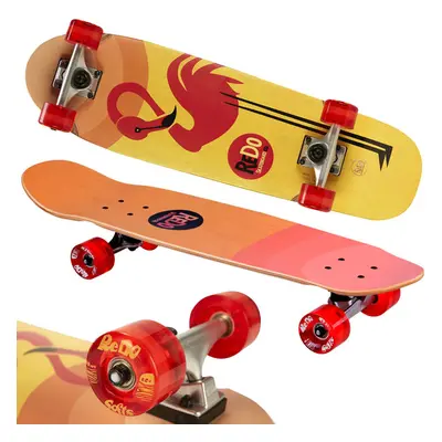 mamido Dřevěný skateboard ReDo Plameňák