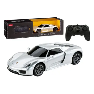 mamido Sportovní autíčko Porsche 918 Spyder na dálkové ovládání RC 1:24 stříbrné