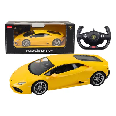 Mamido RASTAR Auto na dálkové ovládání RC Lamborghini Huracan 1:14 Rastar žluté