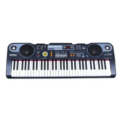 mamido Velký keyboard s mikrofonem MP3 černý