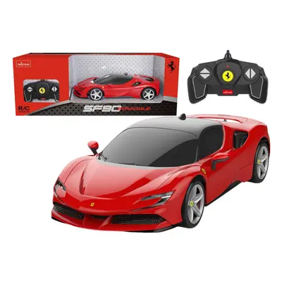 Mamido RASTAR Auto na dálkové ovládání RC Ferrari SF90 Stradale 1:18 Rastar červené