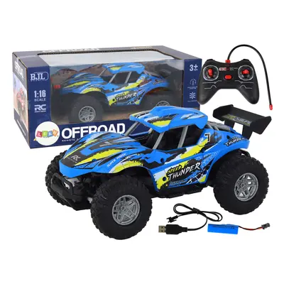 mamido Auto Off-Road na dálkové ovládání RC 1:16 modré