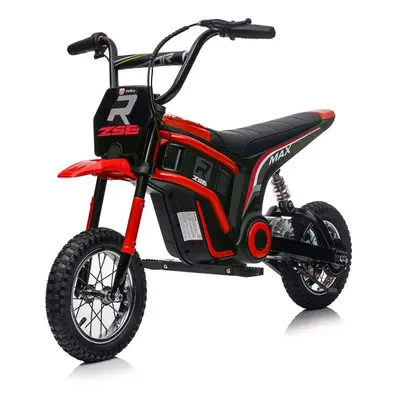 mamido Dětská elektrická motorka Cross 350W červená