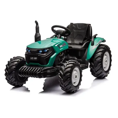 mamido Elektrický traktor HC-306 24V tmavě zelený