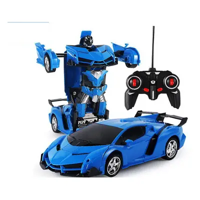 mamido Auto Robot Transformers 2v1 na dálkové ovládání RC modrý