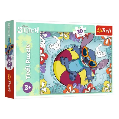 TREFL Puzzle Lilo a Stitch na dovolené 30 dílků Trefl