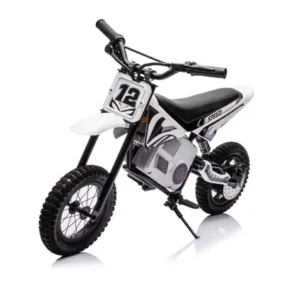 mamido Dětská elektrická motorka Cross 350W 36V bílá