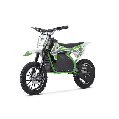 mamido Elektrická motorka Cross Trail King 800W 36V zelená